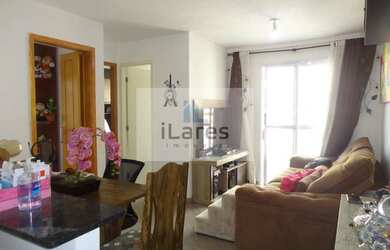 Imagem: O apartamento possui 2 Dormitórios, 1 Banheiro, 1 Vaga na garagem