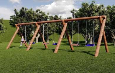 Imagem 5: Construa seu espaço de lazer com vista e muito verde ao redor!