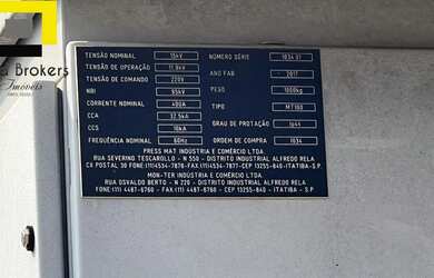 Imagem 7: GALPÃO DE ÁREA TOTAL 12.073,67 COM CABINE PRIMÁRIA 750va NO DISTRITO...