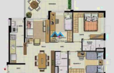 Imagem 8: Excelente apartamento de 3 quartos, sendo 1 suíte, 81 m², à venda no...