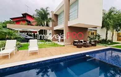 Imagem: A casa em condomínio possui 4 Dormitórios, 5 Banheiros, 4