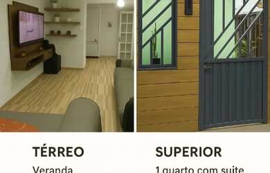 Imagem: A casa possui 3 Dormitórios, 2 Banheiros e está localizado