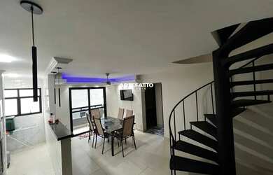 Imagem: O apartamento na cobertura possui 2 Dormitórios, 4 Banheiros