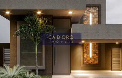 Imagem: A casa em condomínio possui 3 Dormitórios, 3 Banheiros, 2