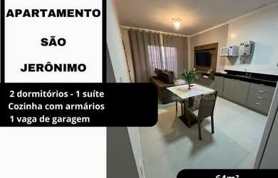 Imagem: O apartamento possui 2 Dormitórios, 2 Banheiros, 1 Vaga na