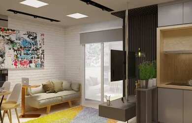 Imagem 3: Diane Prime. 35m² de Área, 1 Banheiroe2 Dormitórios