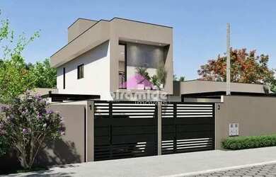 Imagem: A casa possui 1 Dormitório, 1 Banheiro, 1 Vaga na garagem e