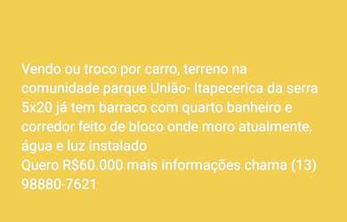 Imagem: O terreno possui 100m² de Área e está localizado em Jardim