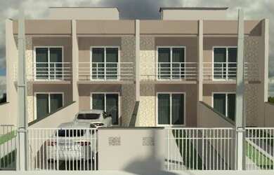 Imagem: A casa possui 2 Dormitórios, 1 Banheiro, 2 Vagas na garagem