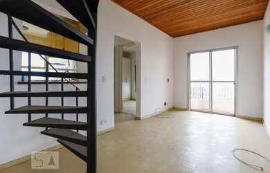 Imagem: O apartamento na cobertura possui 2 Dormitórios, 2 Banheiros