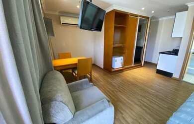 Imagem: O studio possui 3 Dormitórios, 1 Banheiro, 1 Vaga na garagem