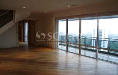 Imagem: O apartamento na cobertura possui 4 Dormitórios, 5 Banheiros