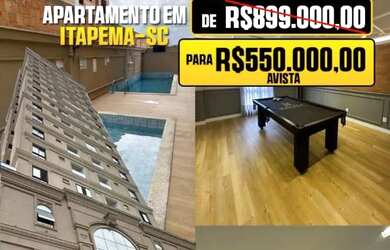 Imagem: O apartamento possui 2 Dormitórios, 2 Banheiros, 1 Vaga na