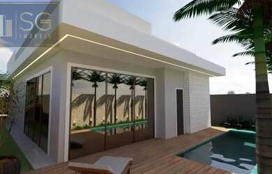 Imagem 2: Casa plana em construção - Jardins do Lago Eusébio