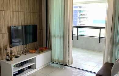 Imagem: O apartamento possui 1 Dormitório, 1 Banheiro, 1 Vaga na garagem