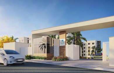 Imagem: O apartamento possui 2 Dormitórios, 1 Banheiro, 1 Vaga na garagem