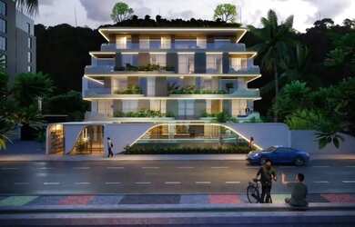 Imagem: O apartamento possui 1 Dormitório, 1 Banheiro, 1 Vaga na garagem