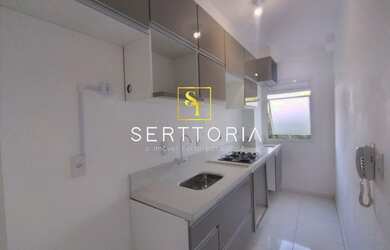 Imagem: O apartamento possui 2 Dormitórios, 1 Banheiro, 1 Vaga na garagem