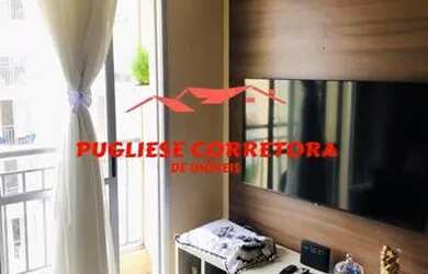 Imagem: O apartamento possui 2 Dormitórios, 1 Banheiro, 1 Vaga na garagem