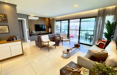 Imagem: O apartamento à venda possui 3 Dormitórios, 5 Banheiros, 4