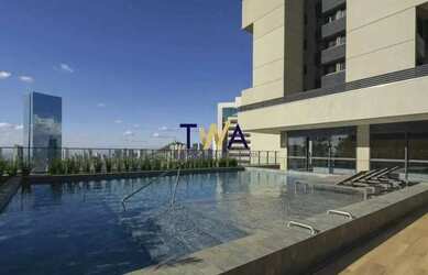 Imagem: O apartamento possui 1 Dormitório, 1 Banheiro, 1 Vaga na garagem