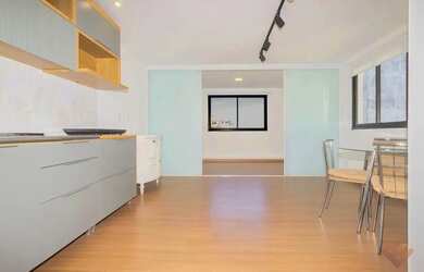 Imagem: O apartamento possui 1 Dormitório, 1 Banheiro, 35m² de Área