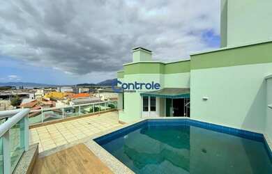 Imagem: O apartamento na cobertura possui 3 Dormitórios, 3 Banheiros