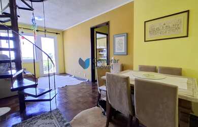 Imagem: O apartamento na cobertura possui 2 Dormitórios, 1 Banheiro