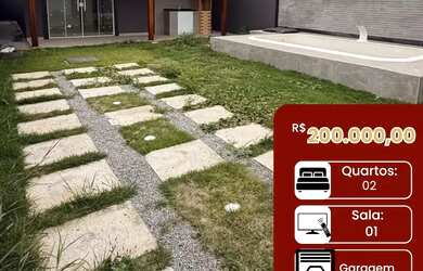 Imagem: A casa em condomínio possui 2 Dormitórios, 1 Banheiro, 1 Vaga