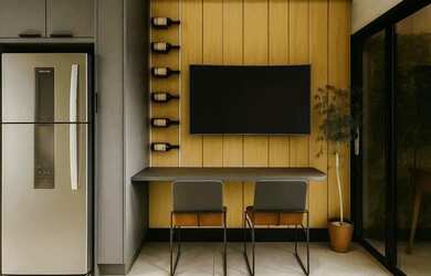 Imagem: O apartamento possui 1 Dormitório, 1 Banheiro, 32m² de Área