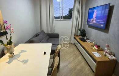 Imagem: O apartamento possui 2 Dormitórios, 1 Banheiro, 1 Vaga na garagem