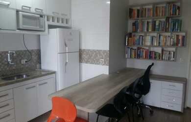 Imagem: O apartamento possui 1 Dormitório, 1 Banheiro e 35m² de Área