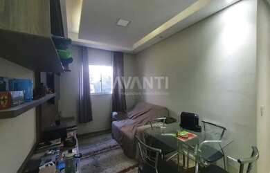 Imagem: O apartamento possui 2 Dormitórios, 1 Banheiro, 1 Vaga na garagem