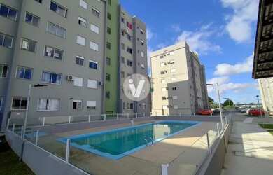 Imagem: O apartamento possui 2 Dormitórios, 1 Banheiro, 1 Vaga na garagem