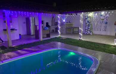 Imagem: A pousada chalé possui 4 Dormitórios, Acomodam 15 pessoas