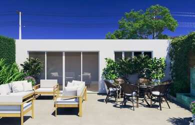 Imagem: A casa possui 3 Dormitórios, 5 Banheiros, 2 Vagas na garagem