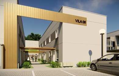 Imagem: A casa em condomínio possui 2 Dormitórios, 2 Banheiros, 1