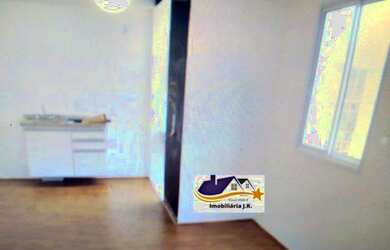 Imagem: O apartamento possui 1 Dormitório, 1 Banheiro, 1 Vaga na garagem