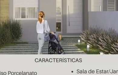 Imagem: A casa possui 2 Dormitórios, 1 Banheiro, 1 Vaga na garagem