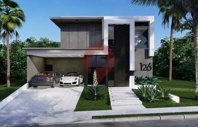 Imagem: A casa em condomínio possui 3 Dormitórios, 5 Banheiros, 4