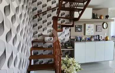 Imagem: O apartamento na cobertura possui 3 Dormitórios, 5 Banheiros