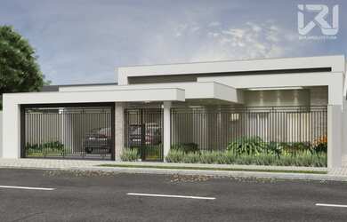 Imagem: A casa possui 4 Dormitórios, 4 Banheiros, 296m² de Área e