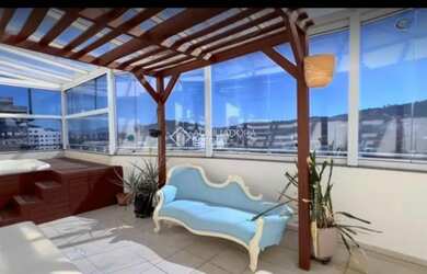 Imagem: O apartamento na cobertura possui 2 Dormitórios, 3 Banheiros