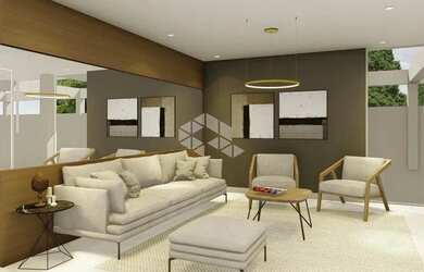 Imagem 16: Apartamento de 01 dormitório com sacada e churrasqueira na planta à...