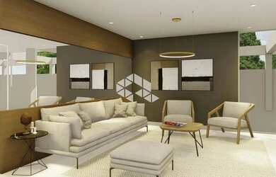 Imagem 7: Apartamento de 01 dormitório com sacada e churrasqueira na planta à...