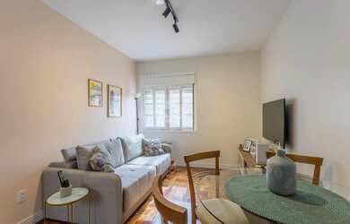 Imagem: O apartamento possui 1 Dormitório, 1 Banheiro e 39m² de Área