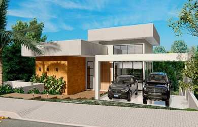 Imagem: A casa em condomínio possui 3 Dormitórios, 4 Banheiros, 3