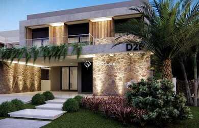 Imagem: A casa possui 4 Dormitórios, 1 Banheiro, 2 Vagas na garagem