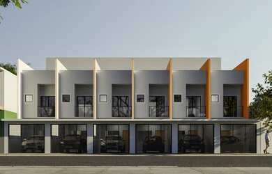 Imagem: A casa possui 3 Dormitórios, 3 Banheiros, 2 Vagas na garagem