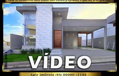 Imagem: A casa em condomínio possui 3 Dormitórios, 3 Banheiros, 2